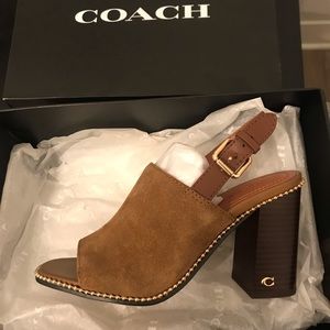 High Heel Coach Sandals